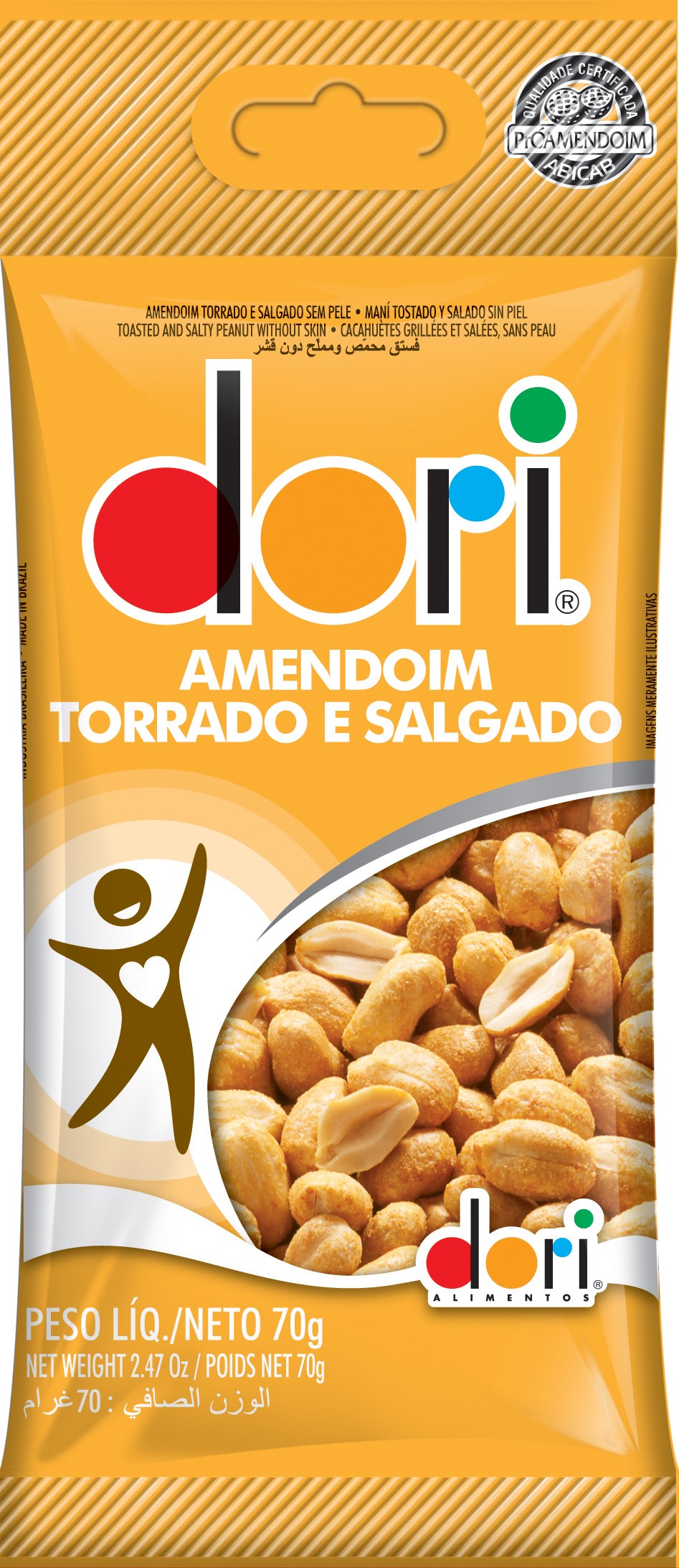 Foto do produto Amendoim Dori 70g