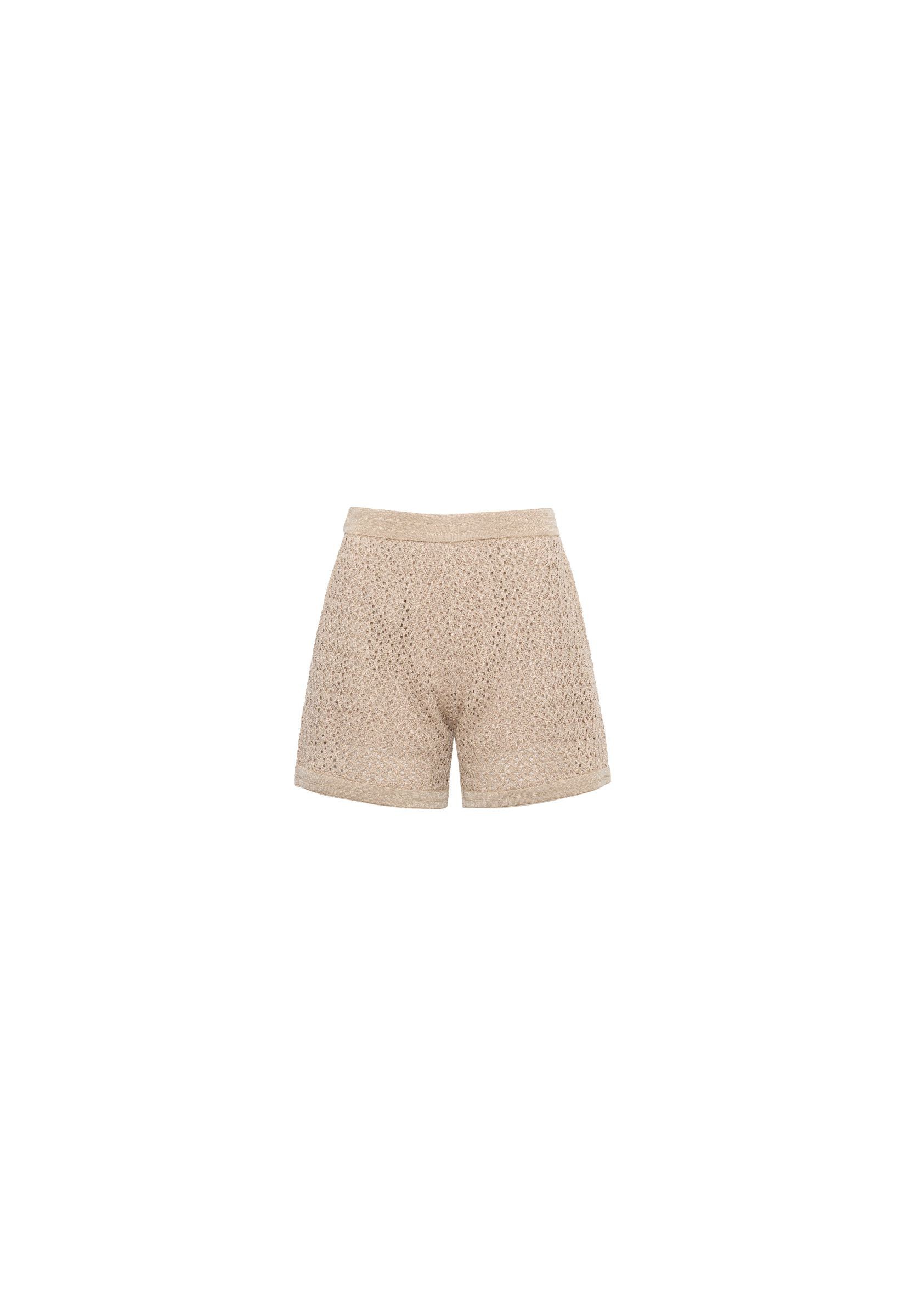 Shorts tricot c/ lurex