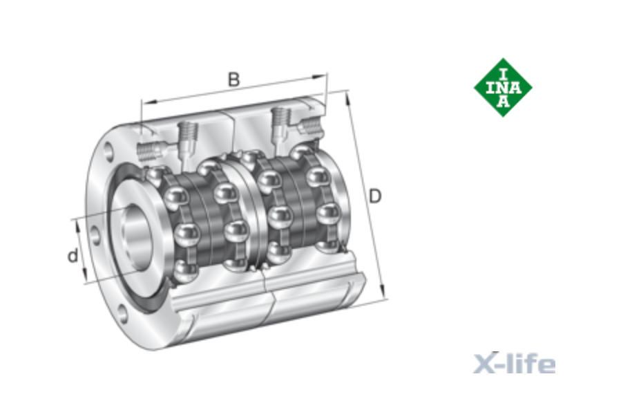 ZKLF2575-2RS-2AP-XL - Rolamento axial de esferas de contato angular