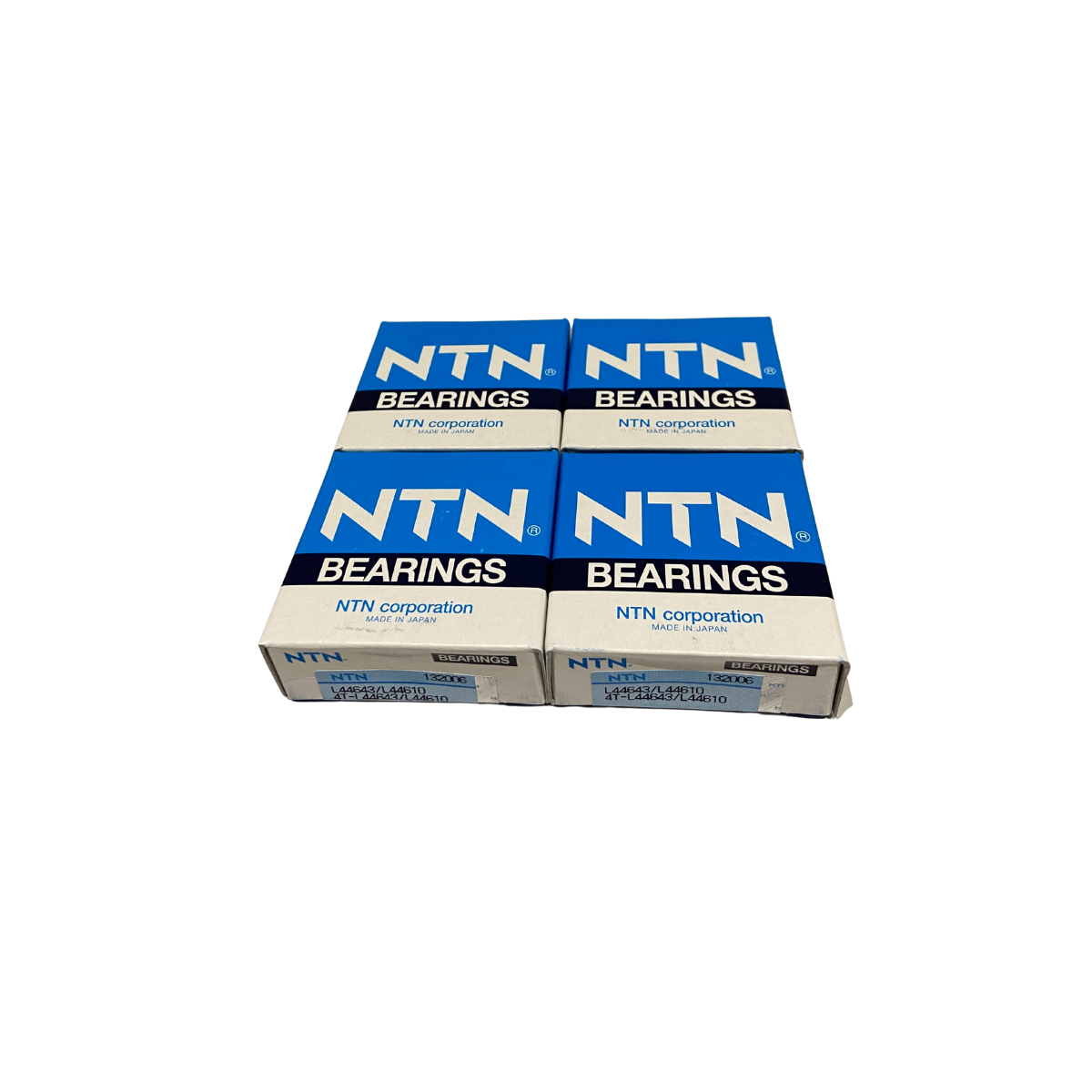 KIT com 4 rolamentos 44643/610 - marca NTN