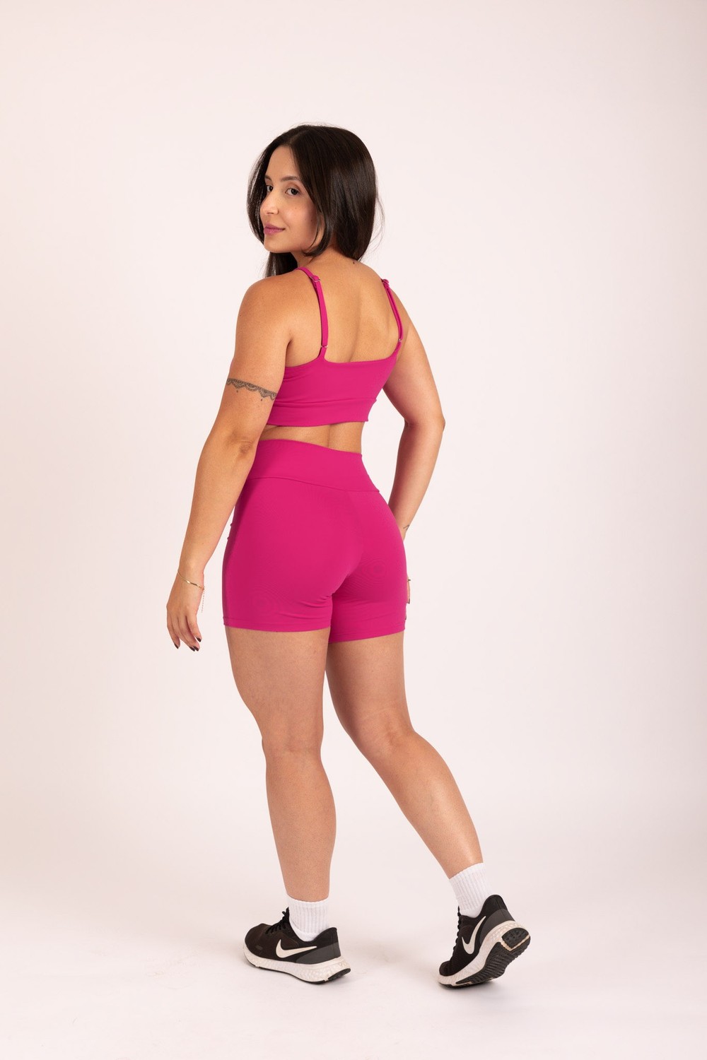 Conjunto Top e Short Basic Pink