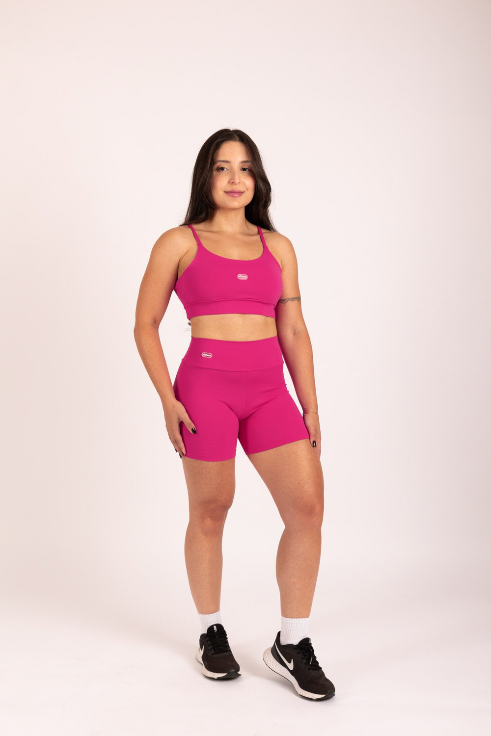 Conjunto Top e Short Basic Pink