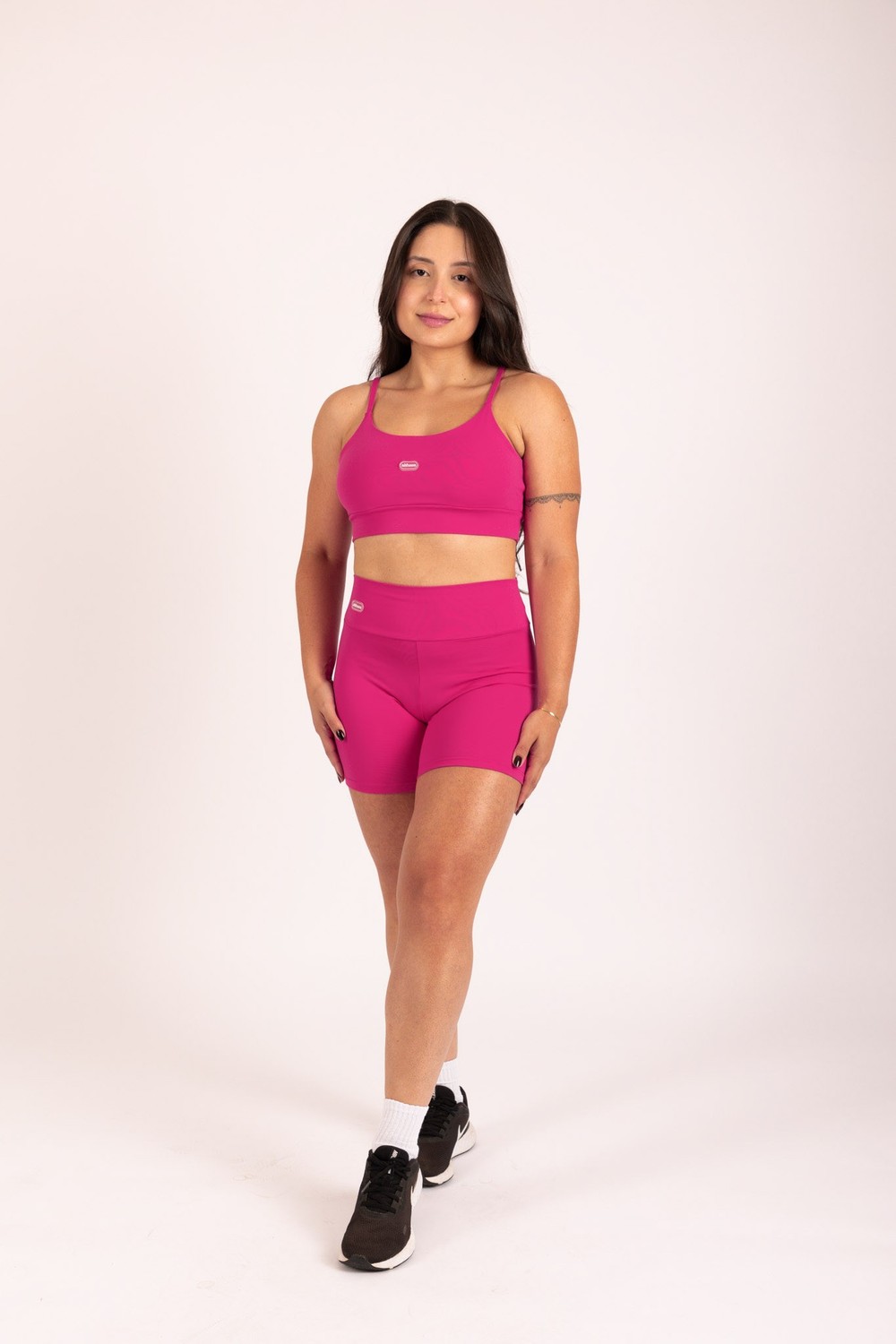 Conjunto Top e Short Basic Pink