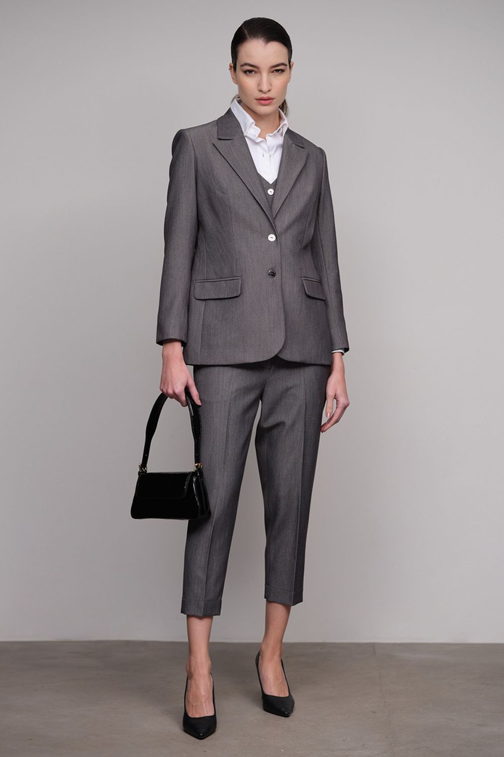 Bolsa Couro Catarina Preto