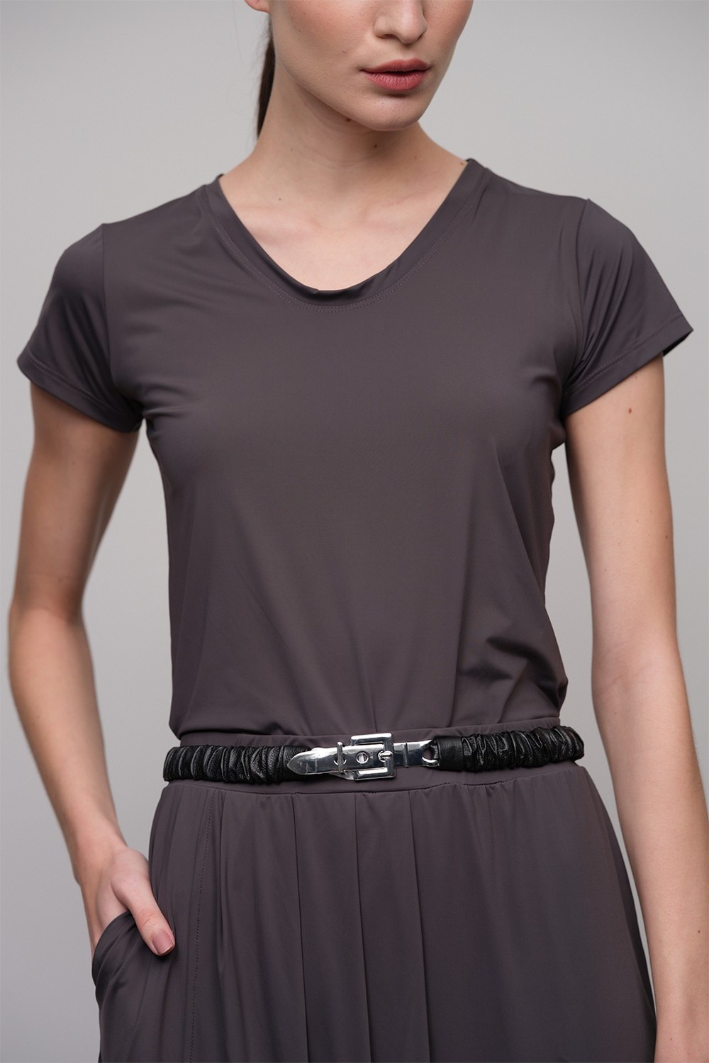 Blusa Fluity Cinza Ines