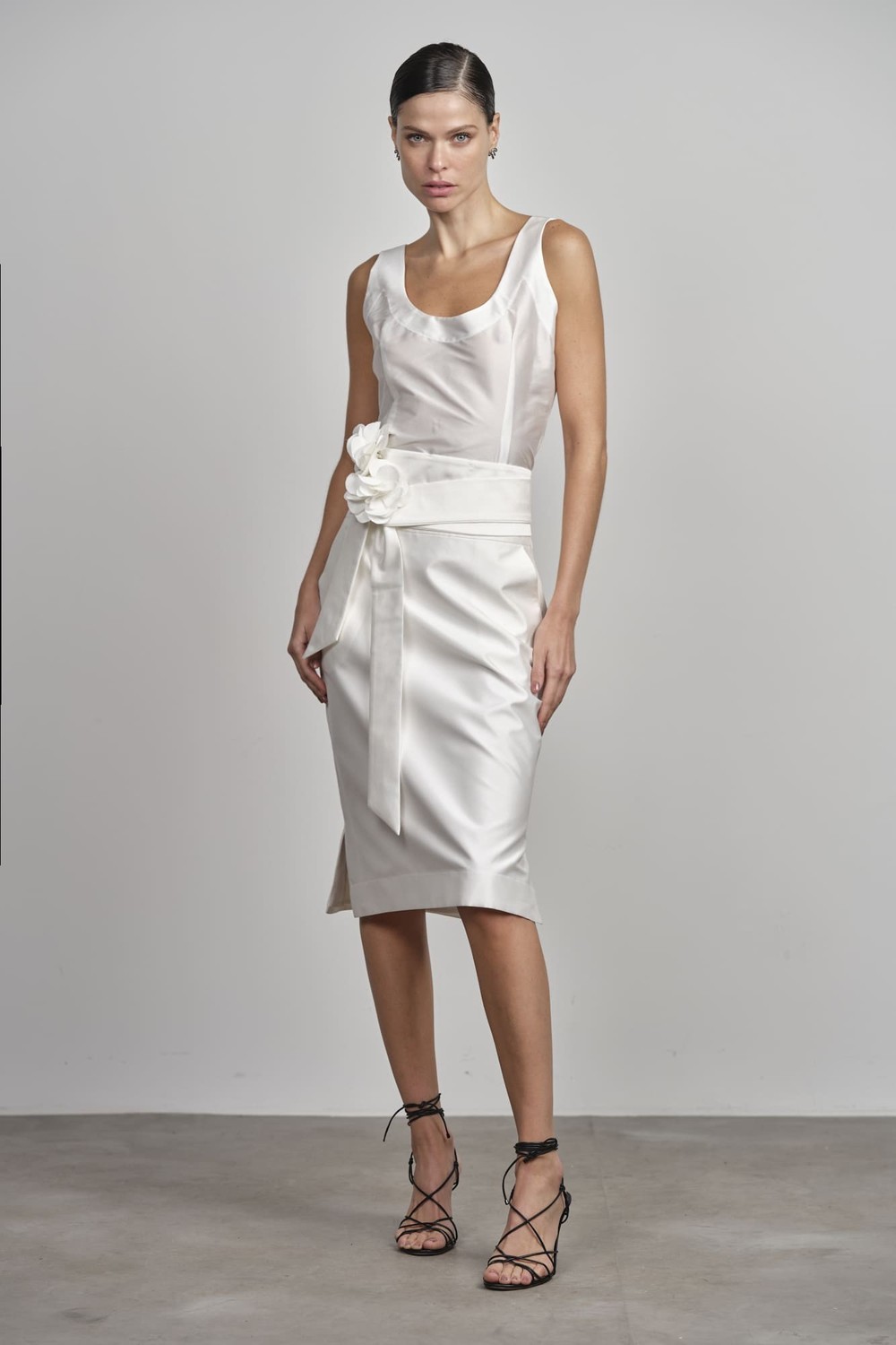 Faixa de Tafeta Elisa Off White