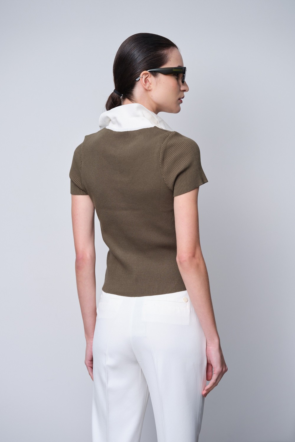 Blusa Polo Verde Militar Marcela