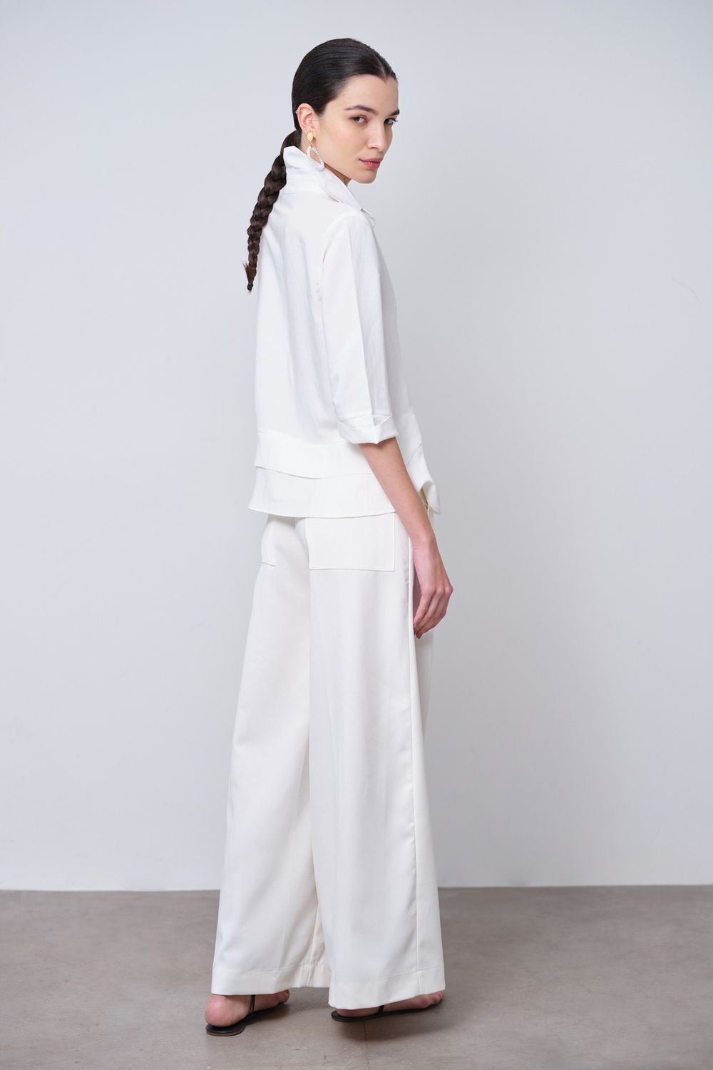 Camisa Linho Off White Julieta