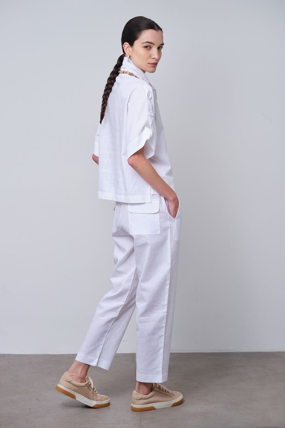 Conjunto Linho Off White Vivian