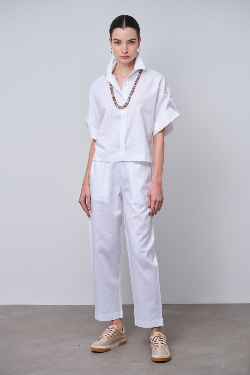 Conjunto Linho Off White Vivian