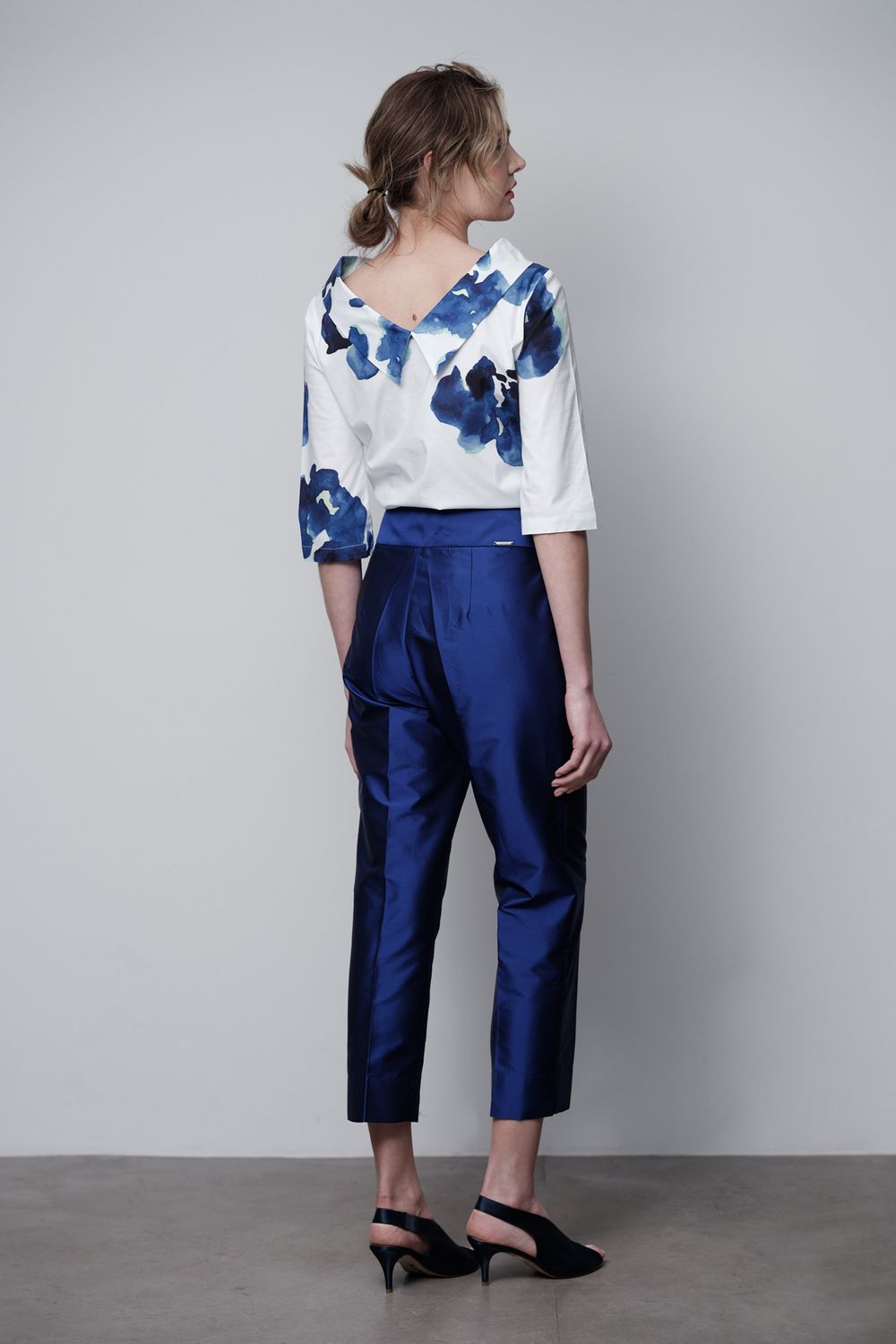 Blusa Tricoline Estampado Vichy 