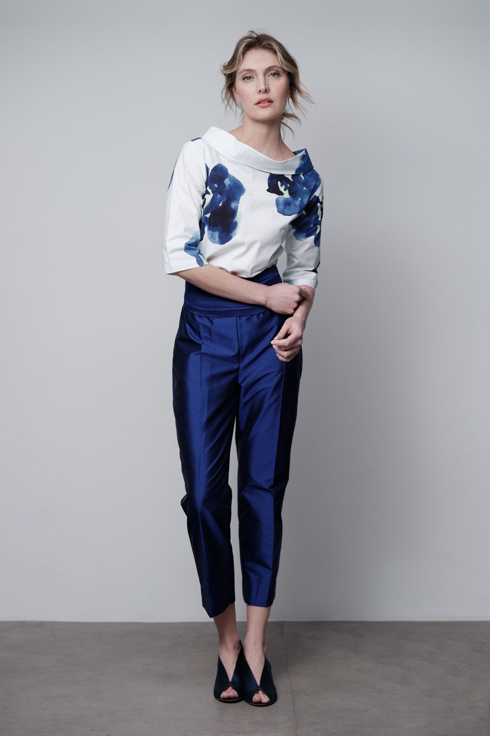 Blusa Tricoline Estampado Vichy 
