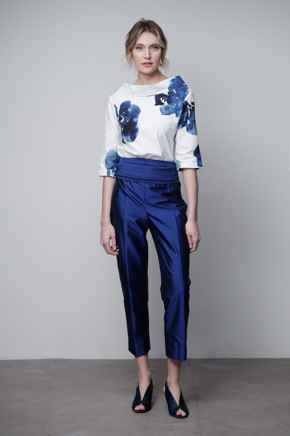 Blusa Tricoline Estampado Vichy 