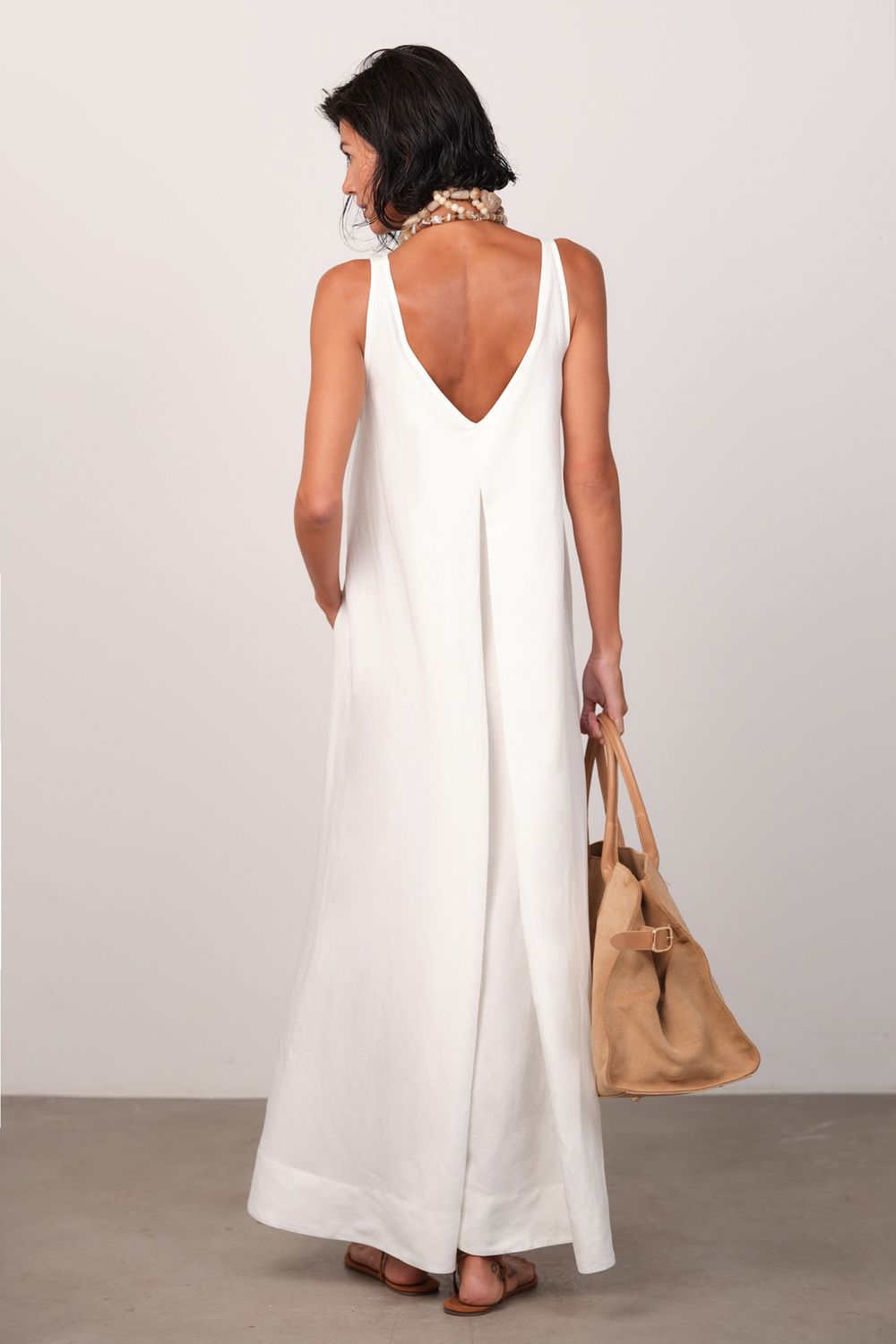 Vestido Off White Eleonora