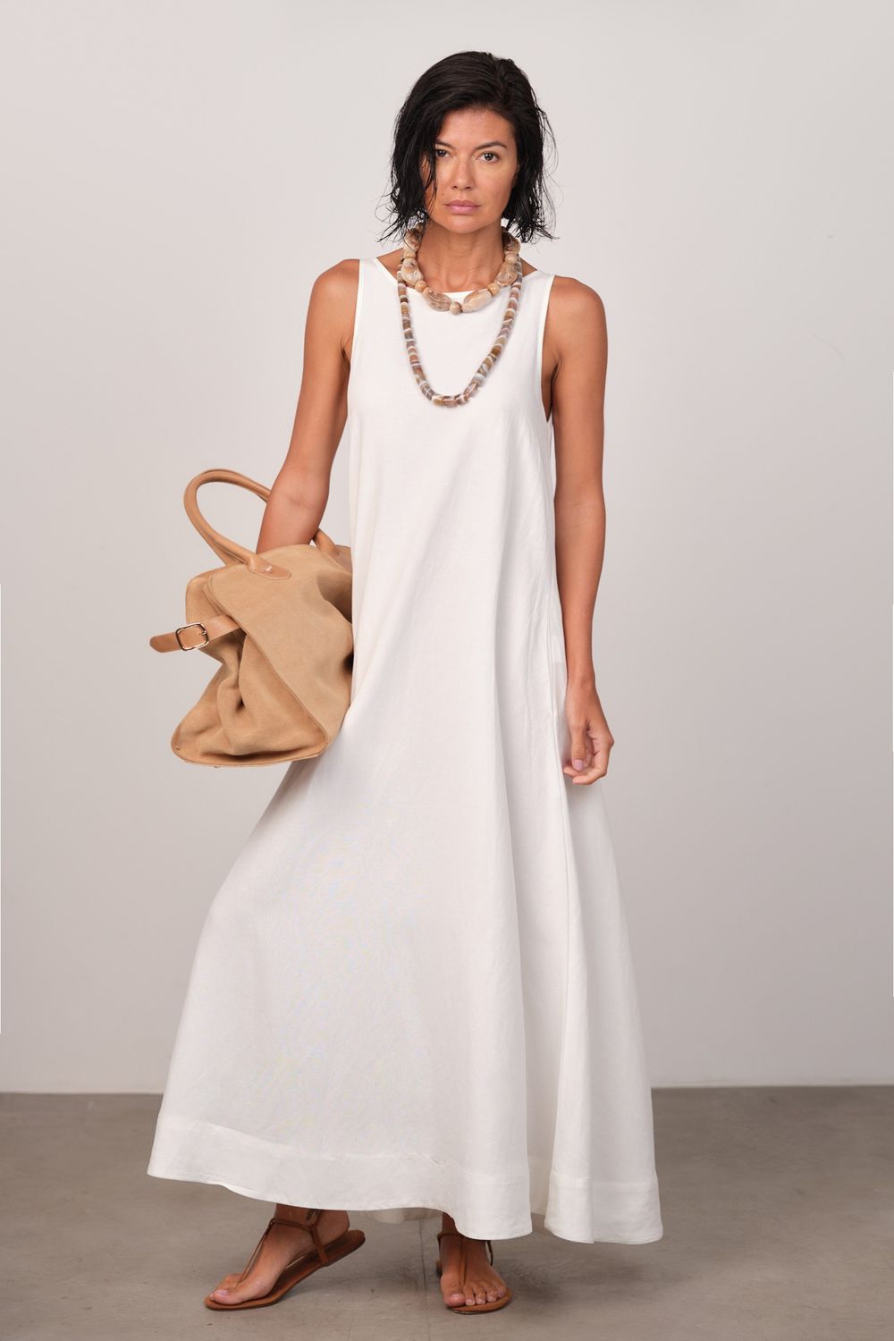 Vestido Off White Eleonora