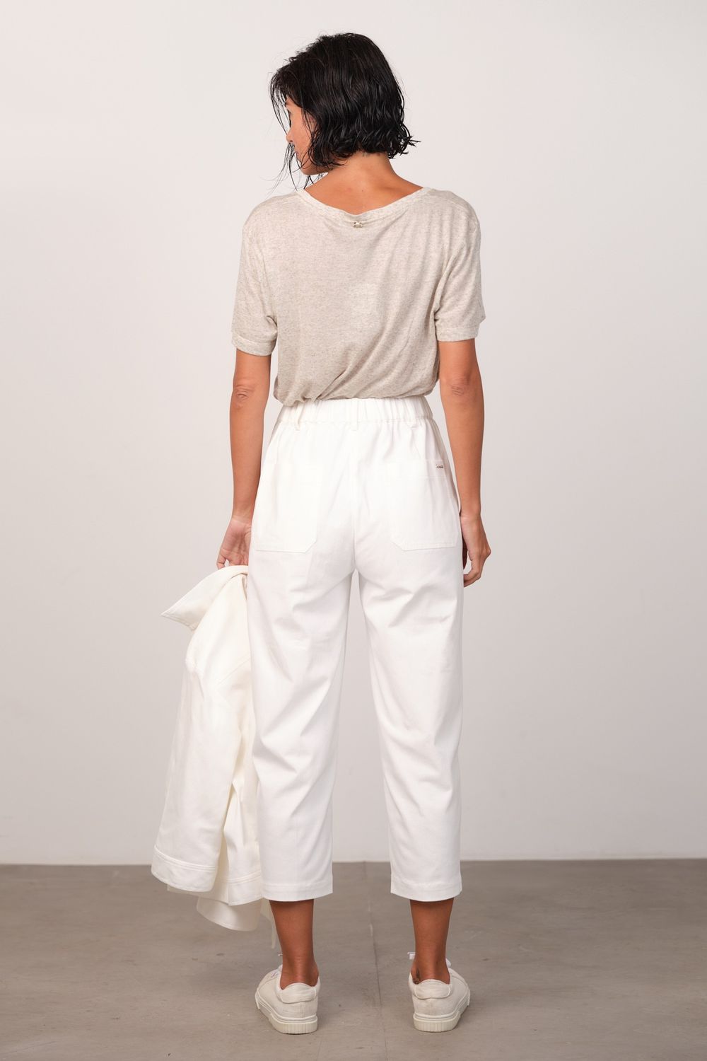 Calça Sarja Off White Regiane