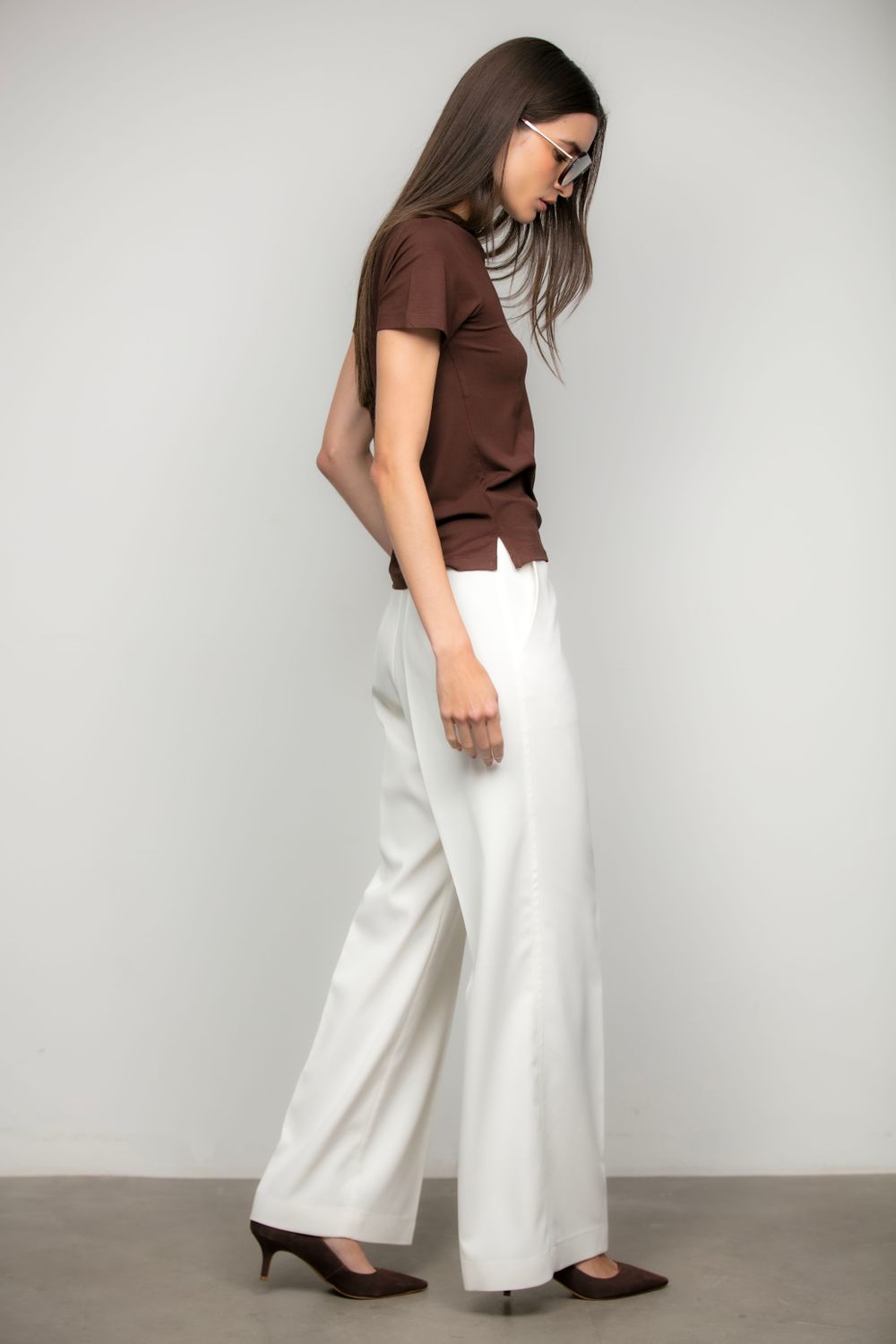 Blusa Malha Café Madalena
