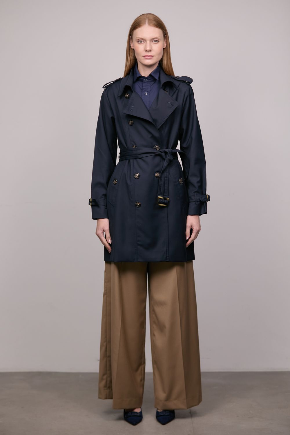 Trench Coat Marinho Chiara CB