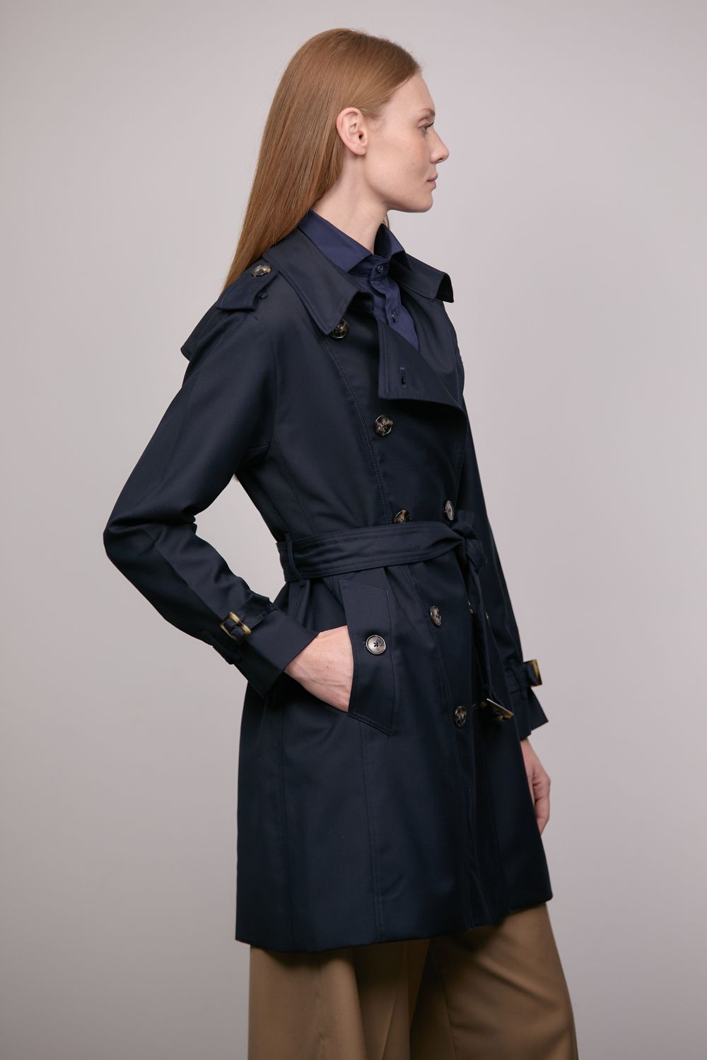 Trench Coat Marinho Chiara CB