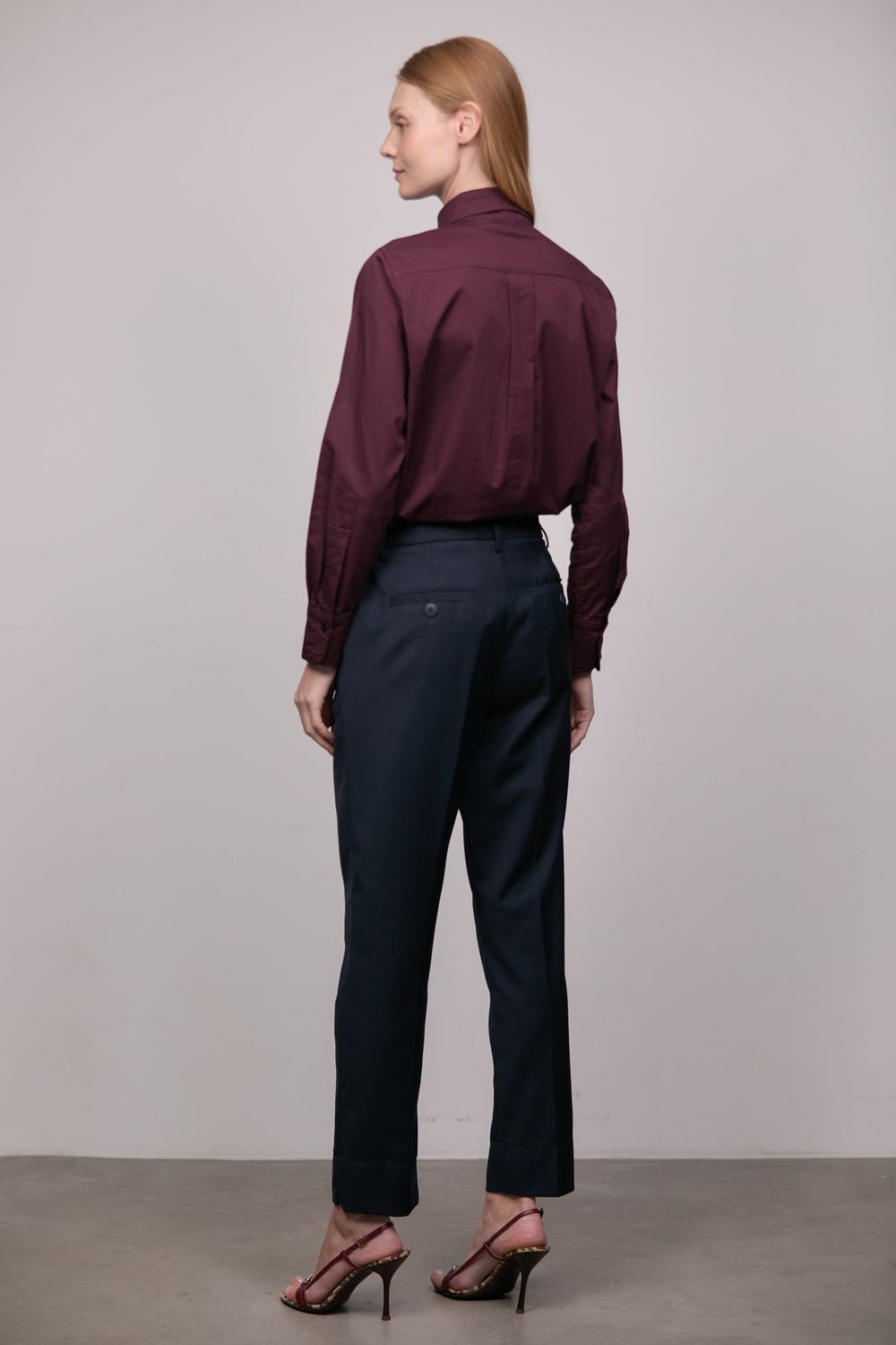 Calça Alfaiataria Marinho Francesca CB