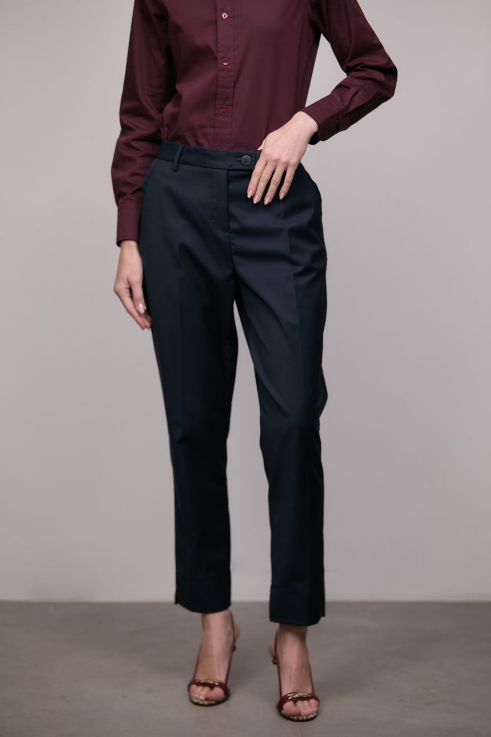 Calça Alfaiataria Marinho Francesca CB
