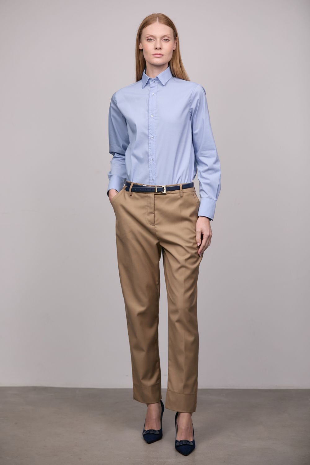Calça Alfaiataria Camel Francesca CB 