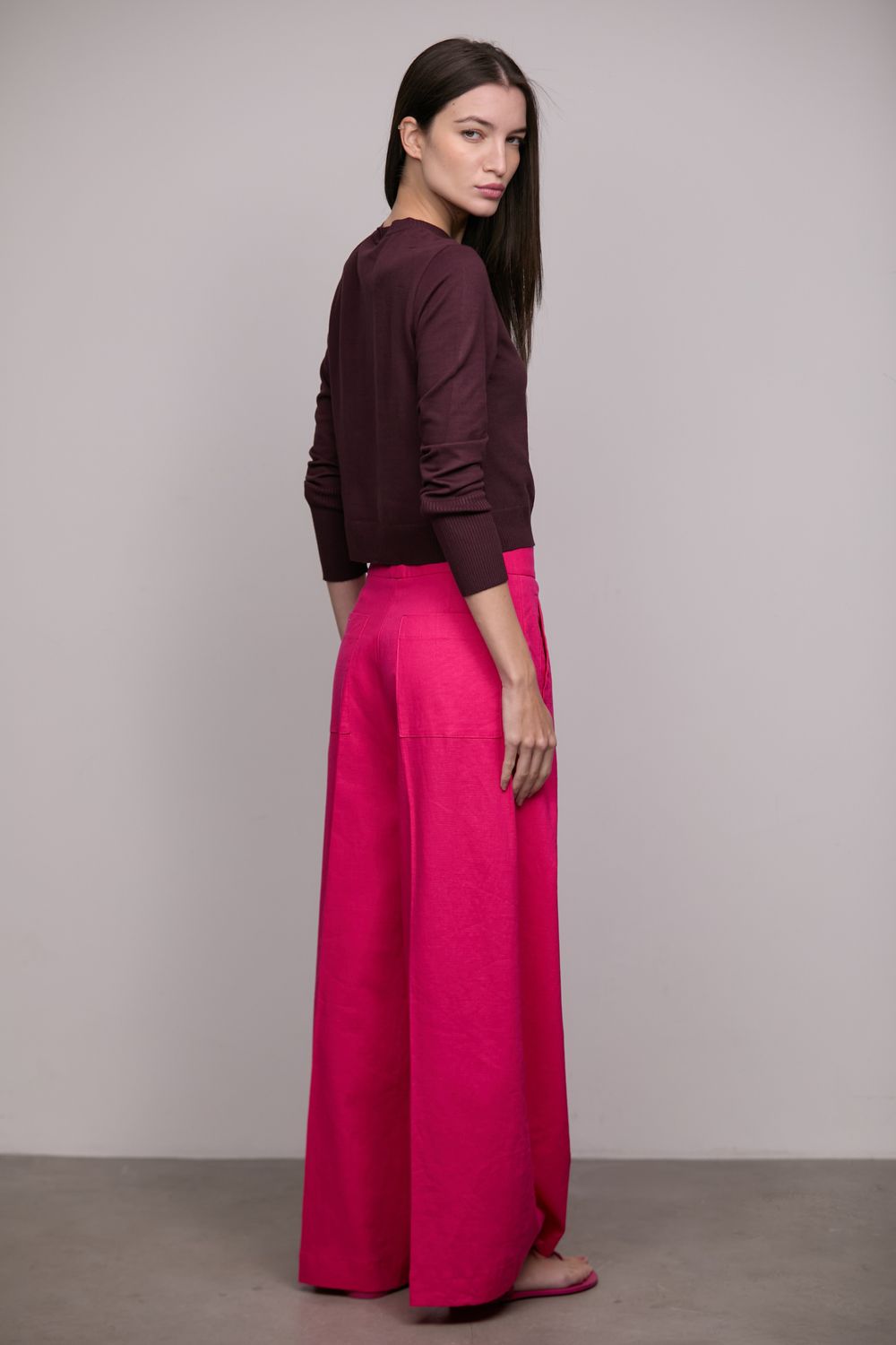 Calça Linho Pink Betina 2