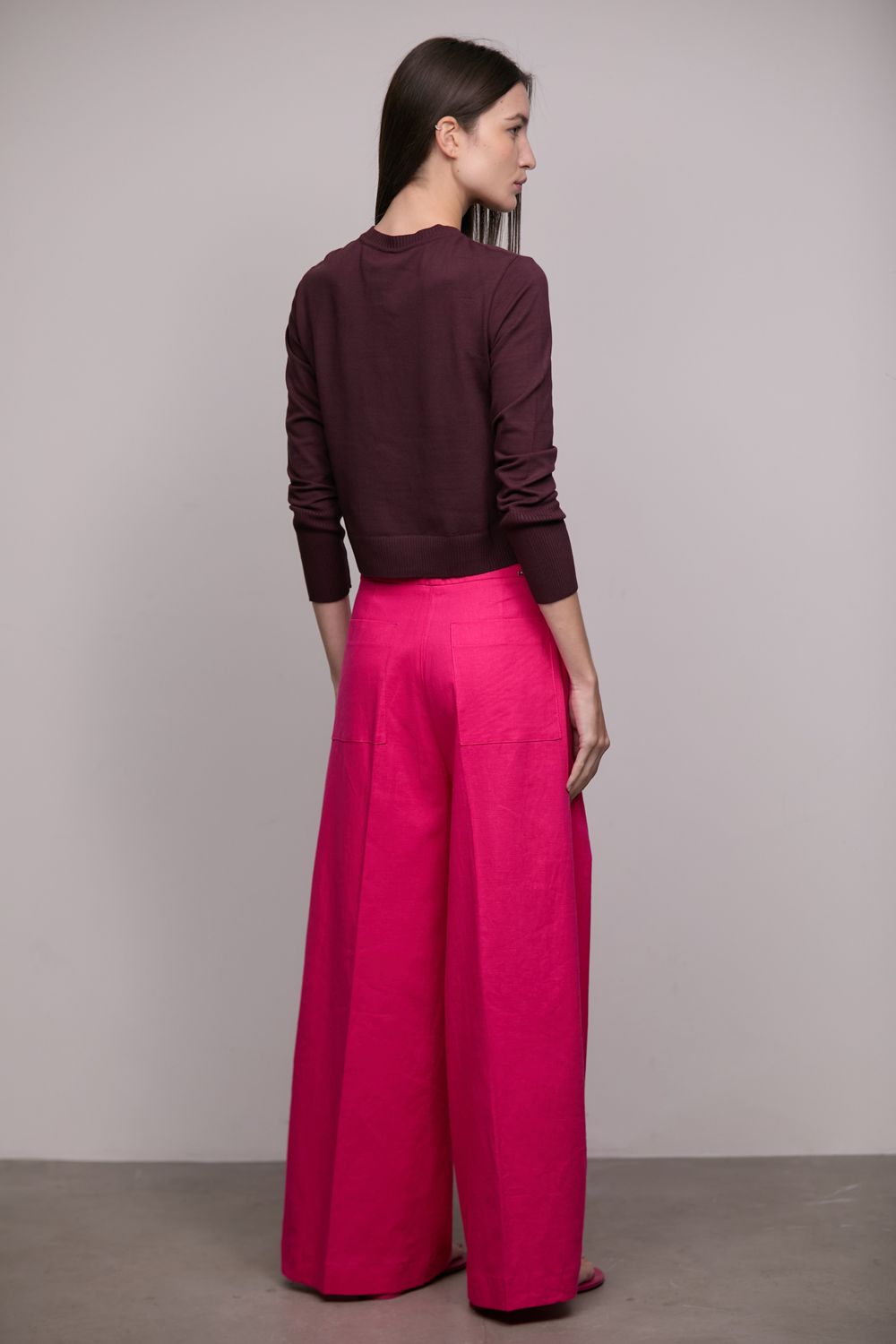 Calça Linho Pink Betina 2