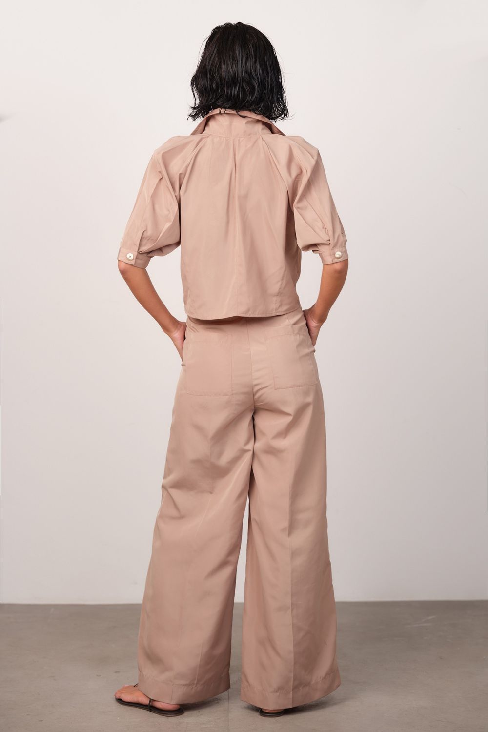 Calça Nylon Caqui Lulu