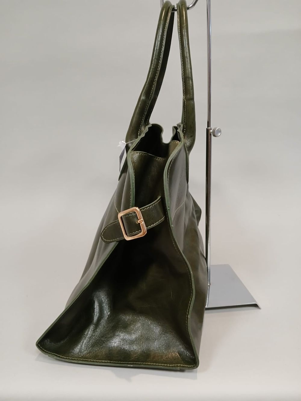 Bolsa Shopper  Couro Verde Lais