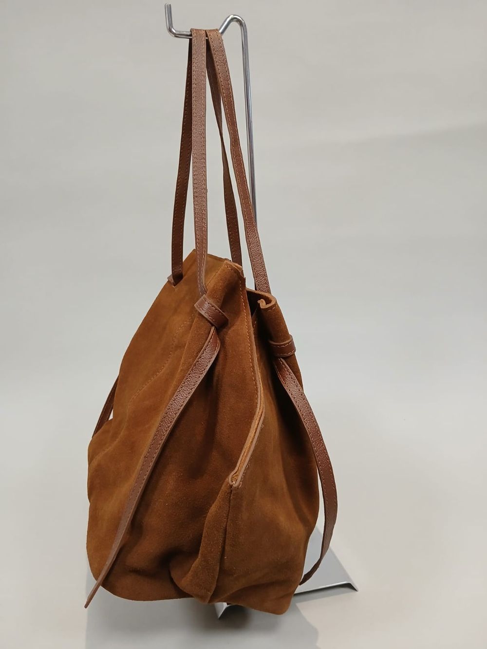 Bolsa de Camurça Café Sandra