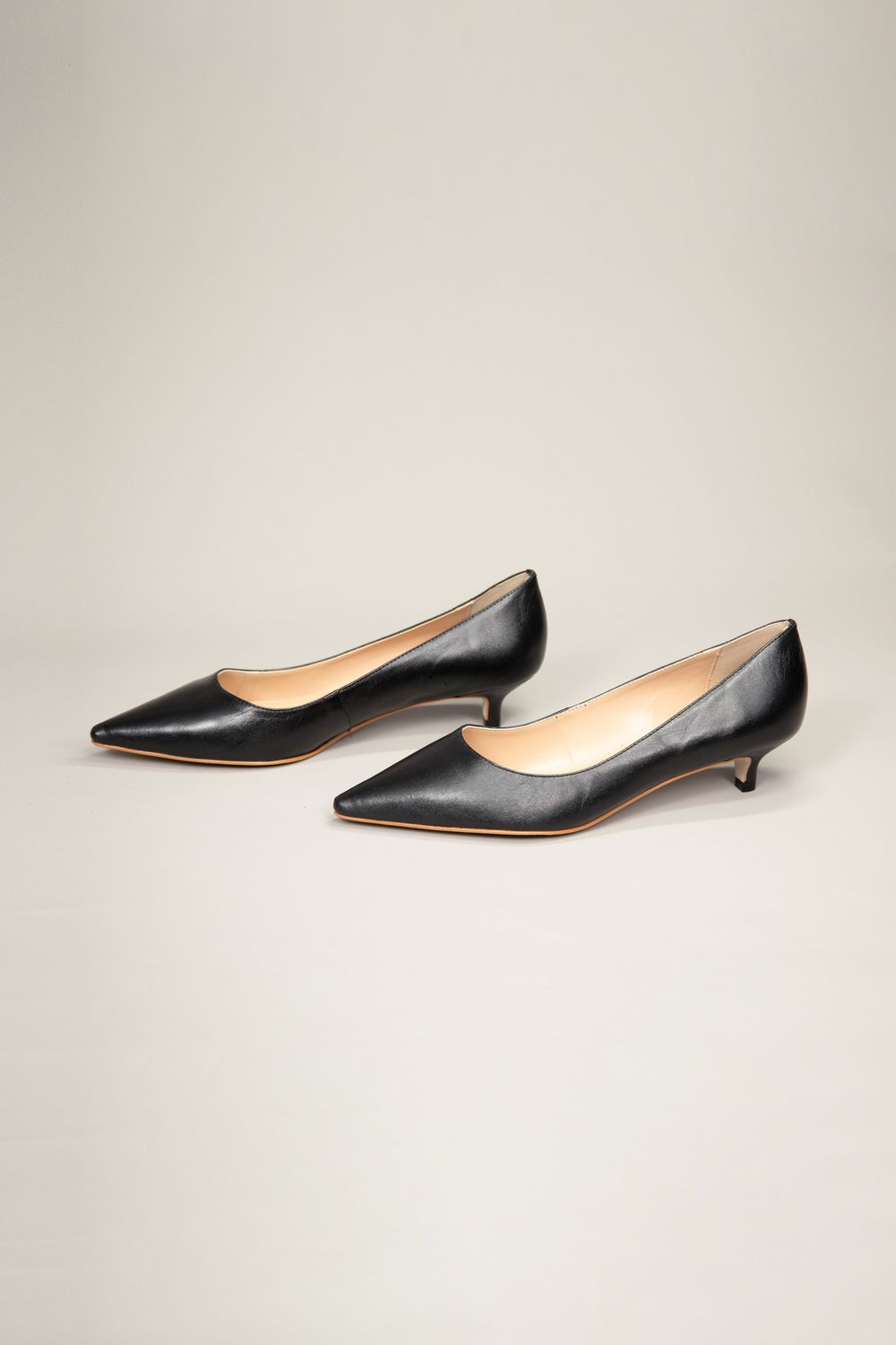 Scarpin Couro Preto Vanessa