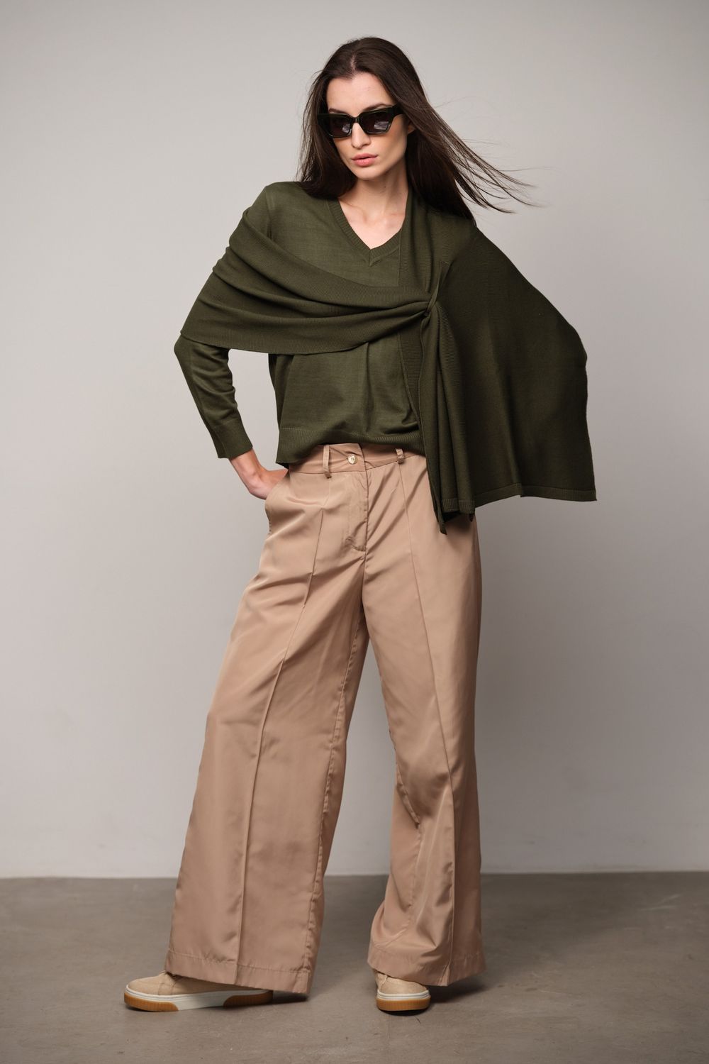 Xale Verde  Militar Danielle