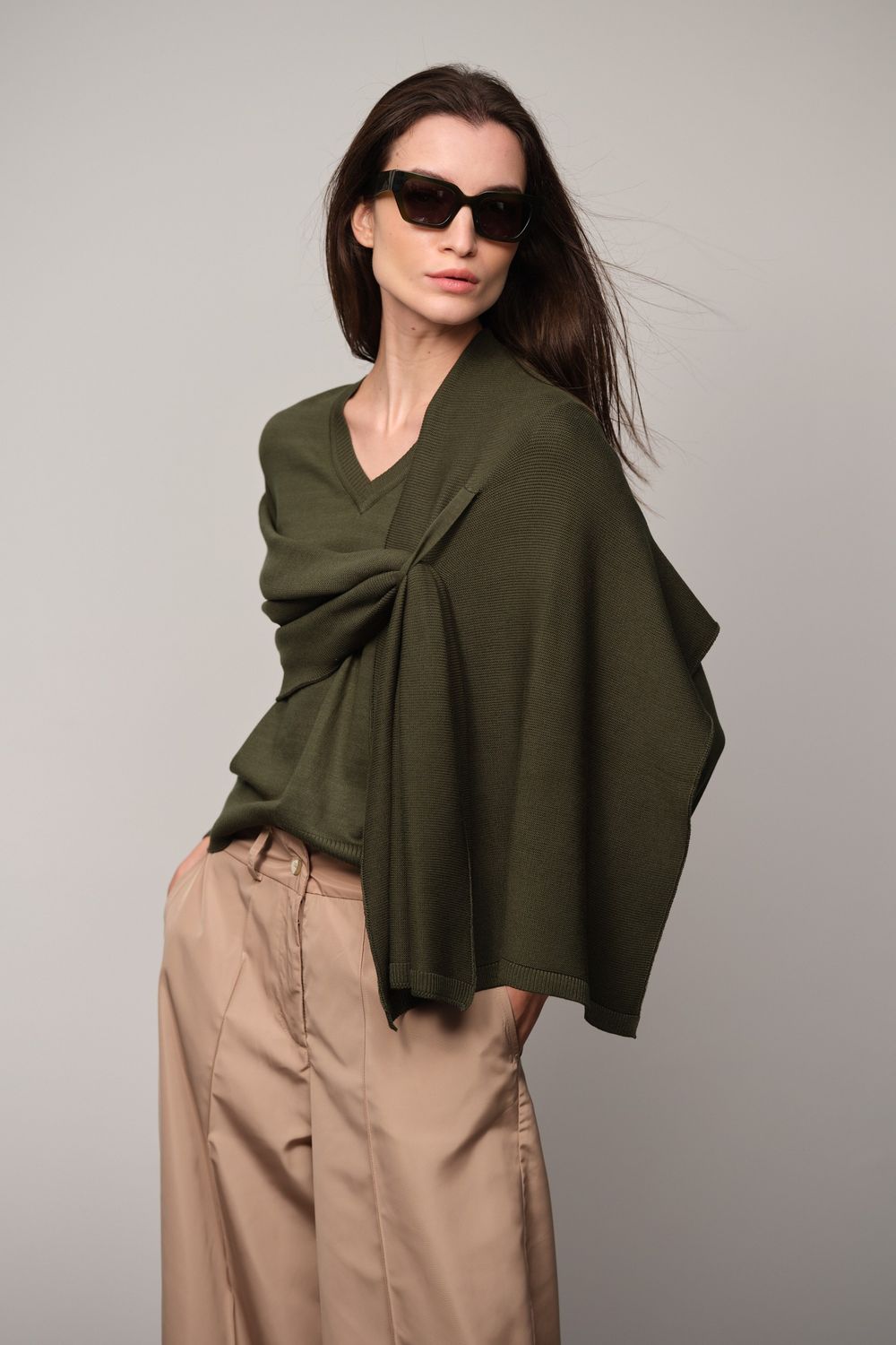 Xale Verde  Militar Danielle