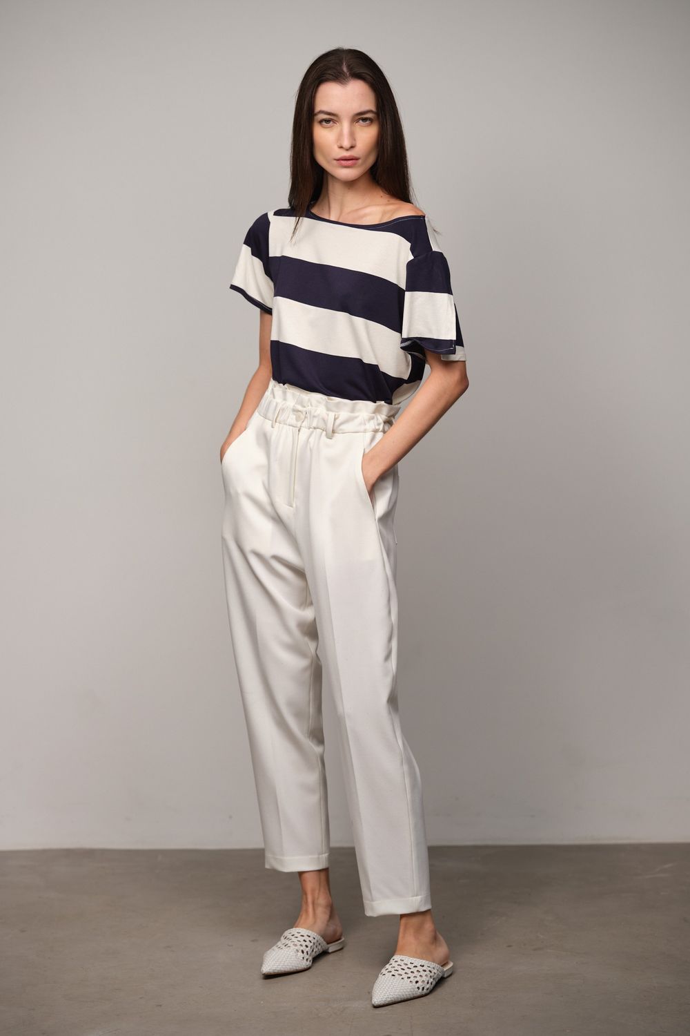 Mule Tresse Off White Margot