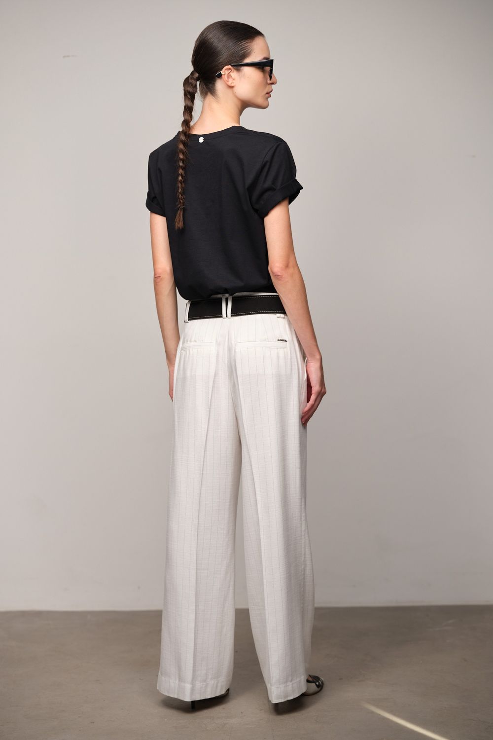 Calça Alfaitaria Risca de Giz Isabella 
