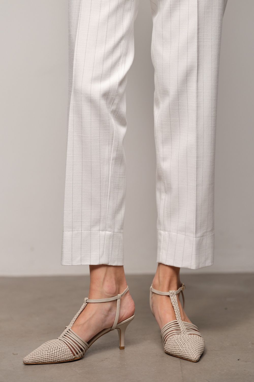 Calça Alfaitaria Risca de Giz Isabel 