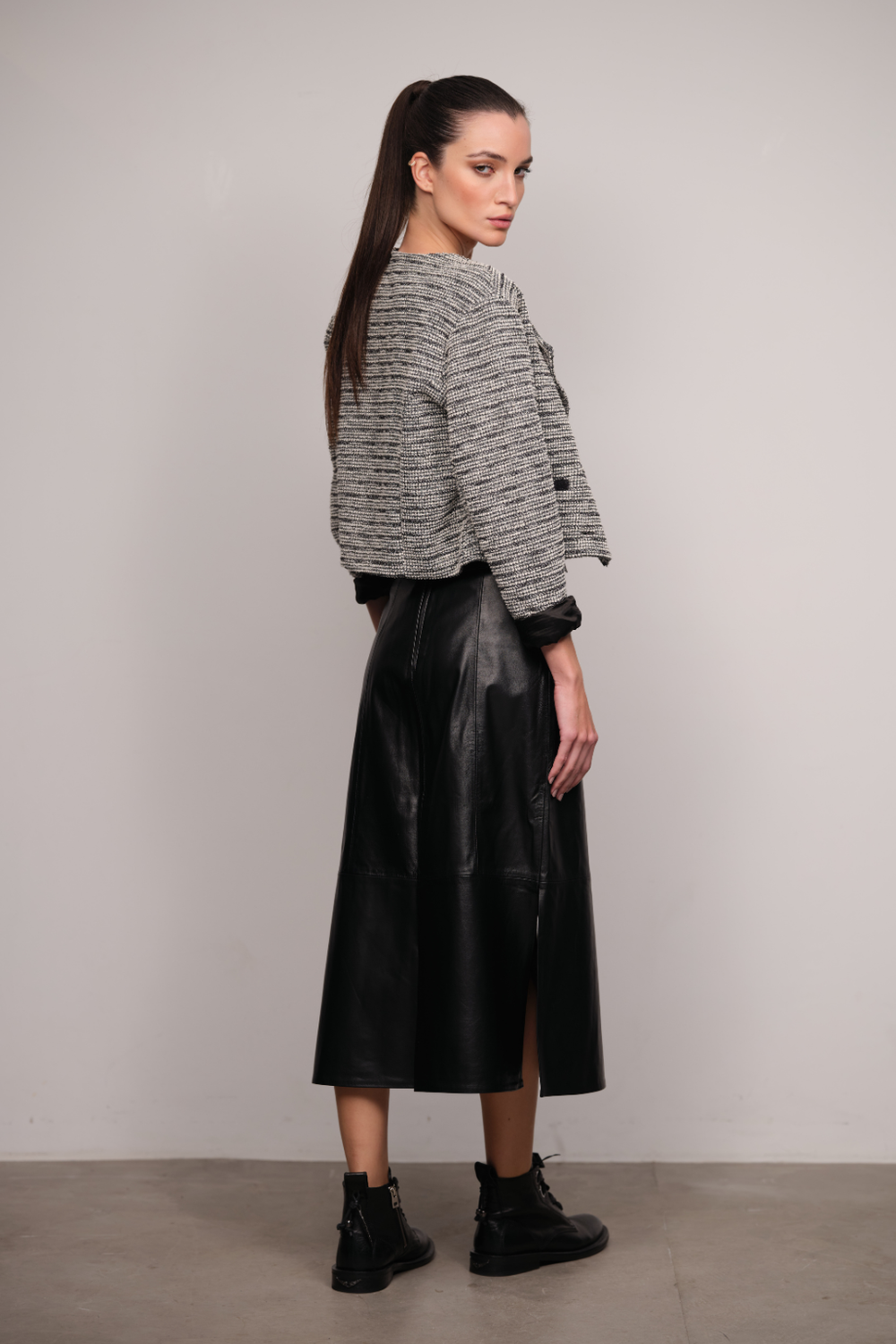 Spencer  de Malha Boucle Maria