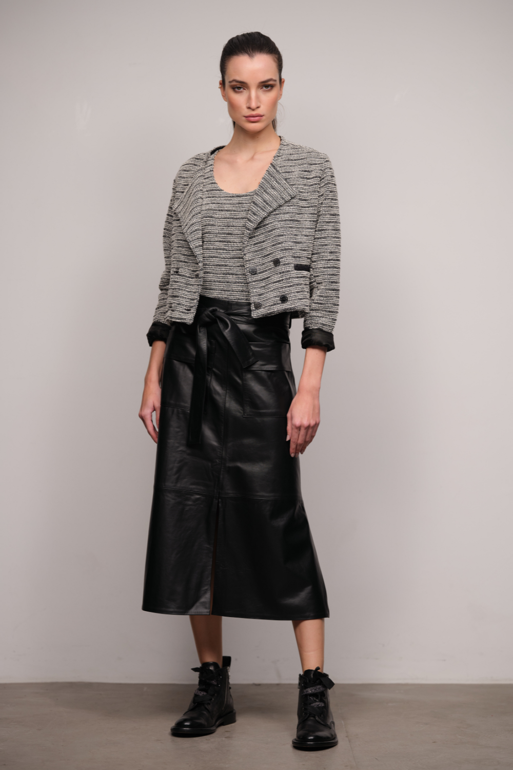 Spencer  de Malha Boucle Maria