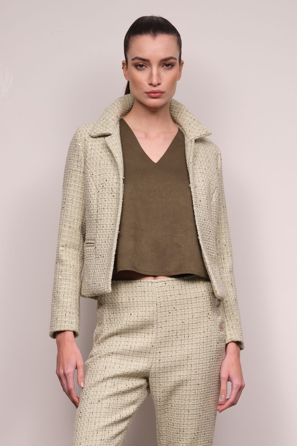 Top Suede Florença Verde