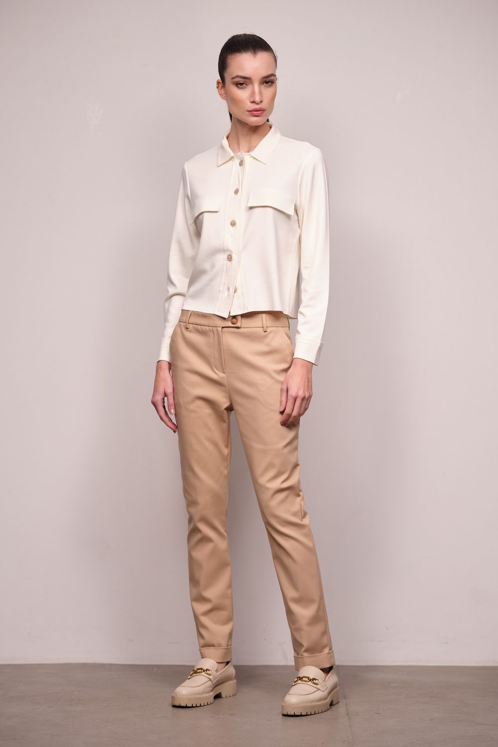 Jaqueta Malha Off White Dalia