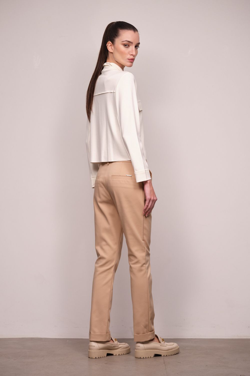 Jaqueta Malha Off White Dalia