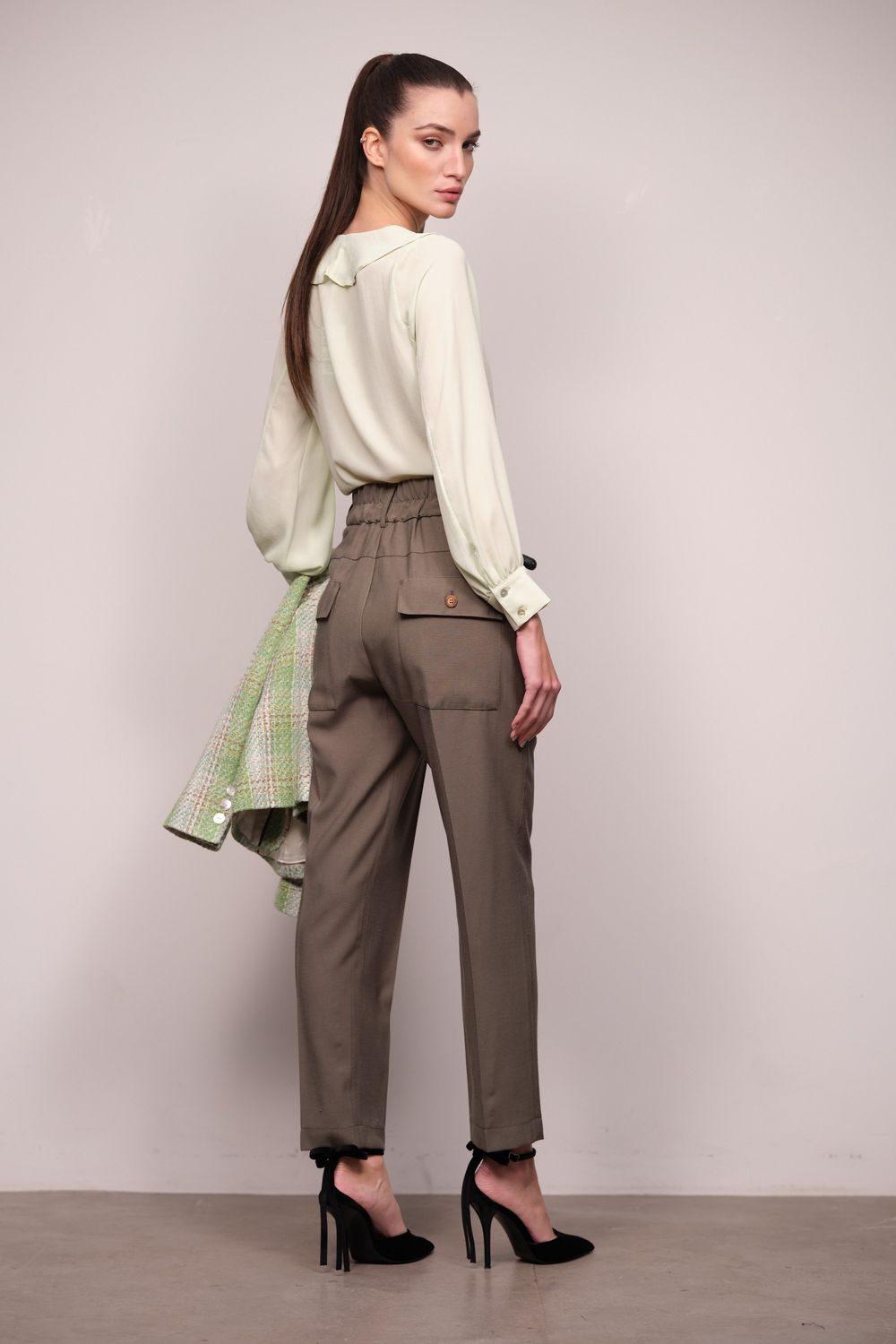 Blusa Musseline Menta Maitê