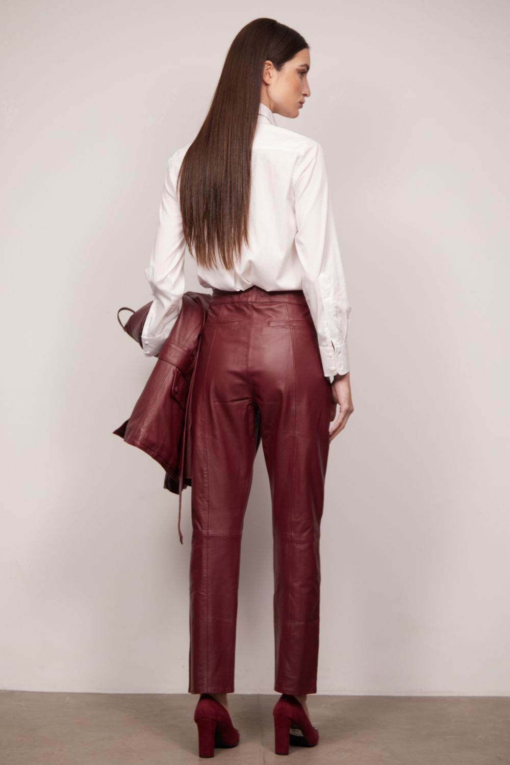 Calça Pelica Bordô Melinda