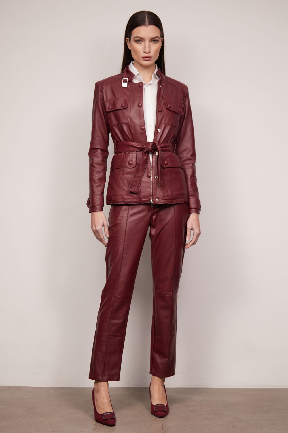 Calça Pelica Bordô Melinda