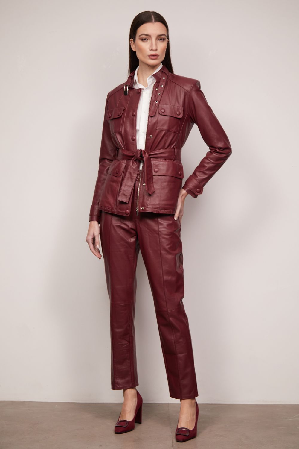 Calça Pelica Bordô Melinda