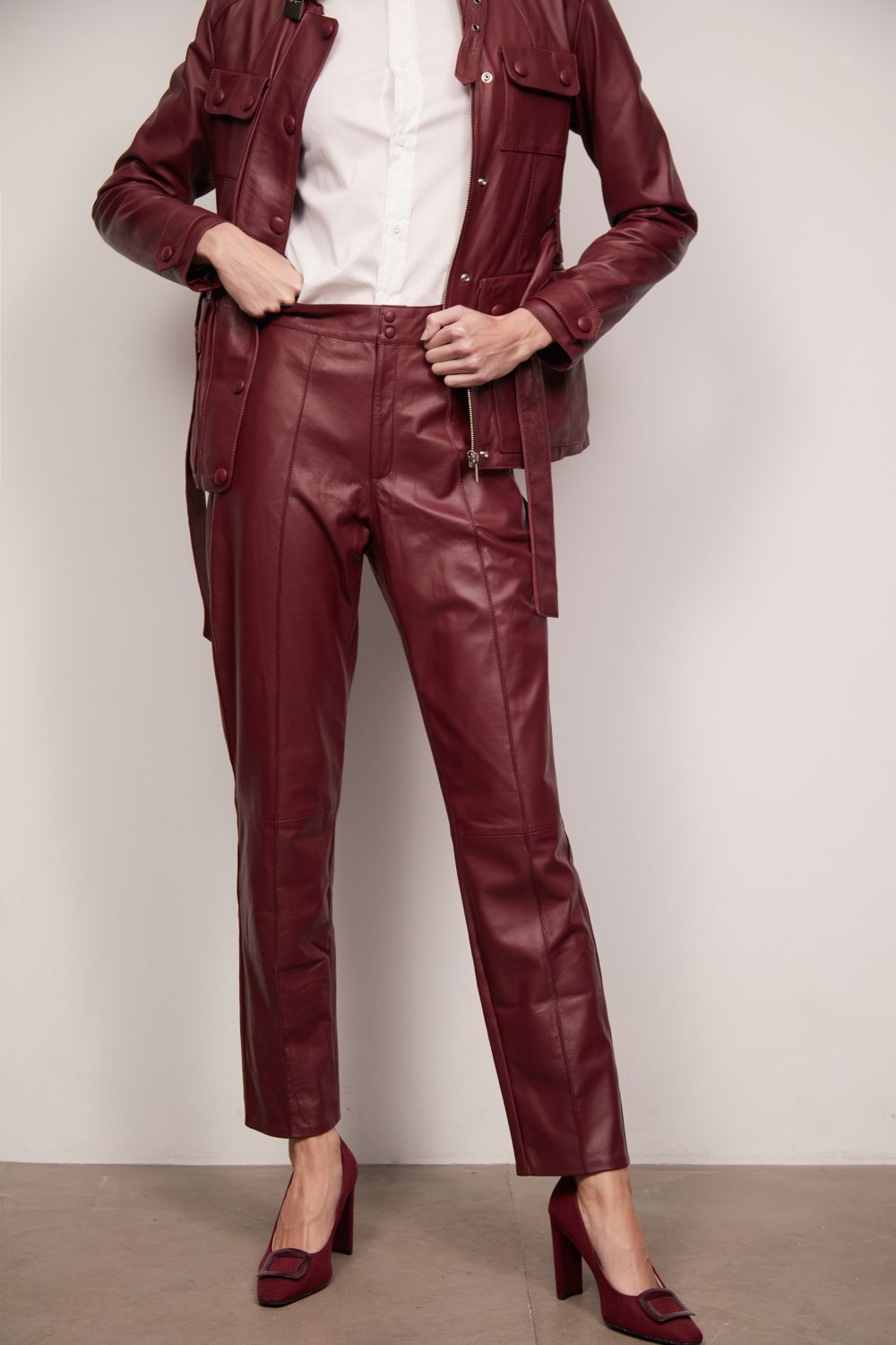 Calça Pelica Bordô Melinda