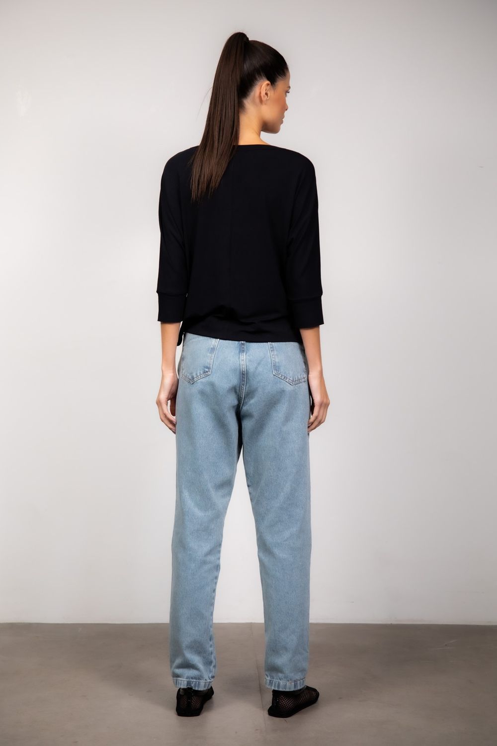 Blusa  Malha Preto Flavia