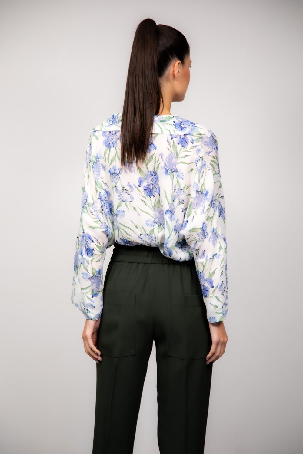 Blusa Crepe Georgette Estampado Atena