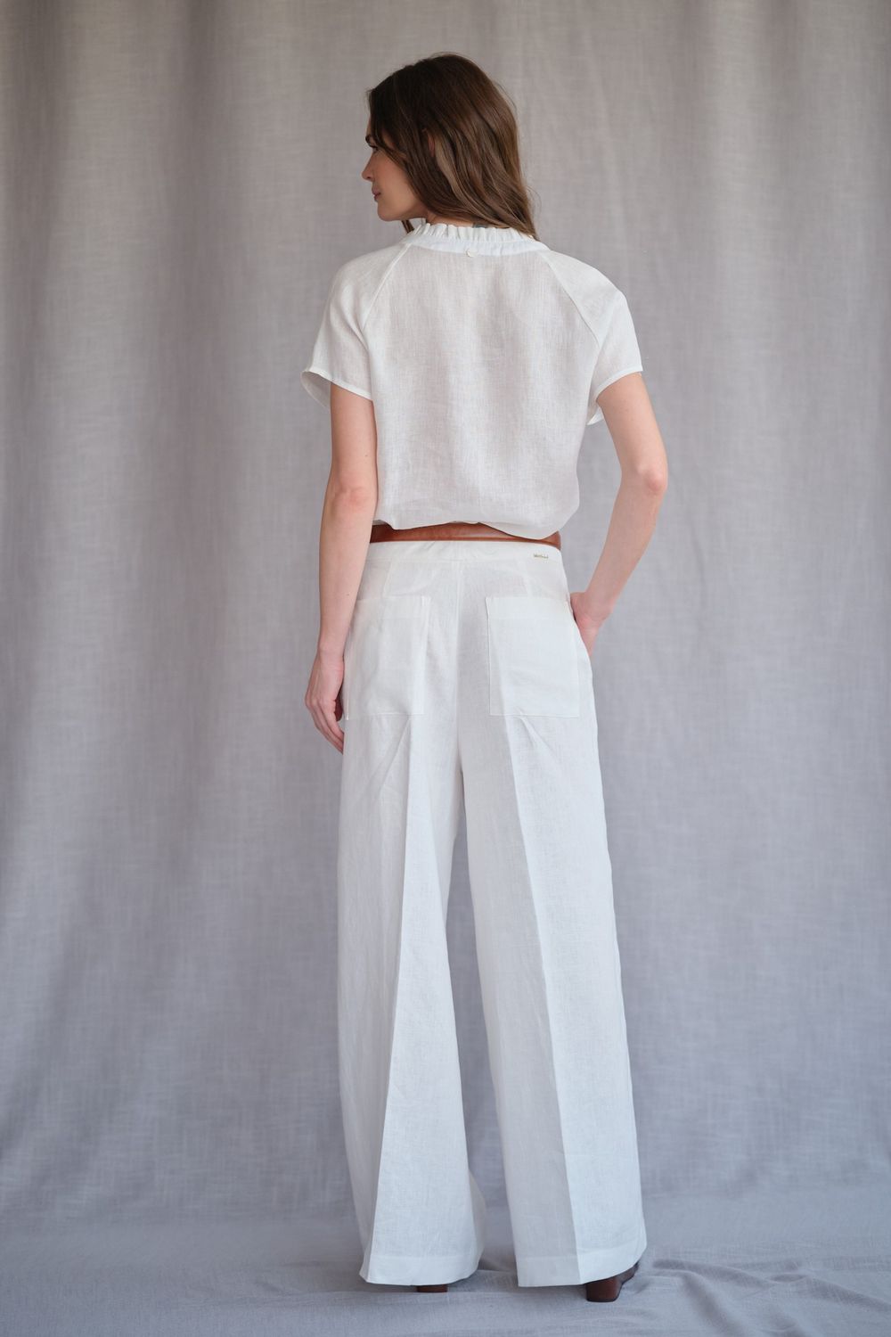 Blusa Linho Off White Sofia CB